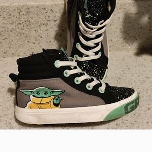 Star Wars Kids High-Top Sneakers - Black and Green